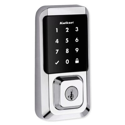 Kwikset Halo Touchscreen Wi-Fi Smart Lock, Polished Chrome